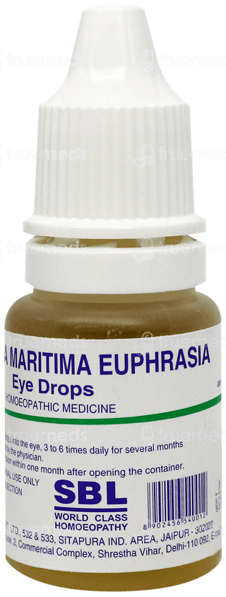Sbl Cineraria Maritima Euphrasia Eye Drops 10Ml